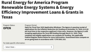 USDA REAP Grant Funding Texas 2025